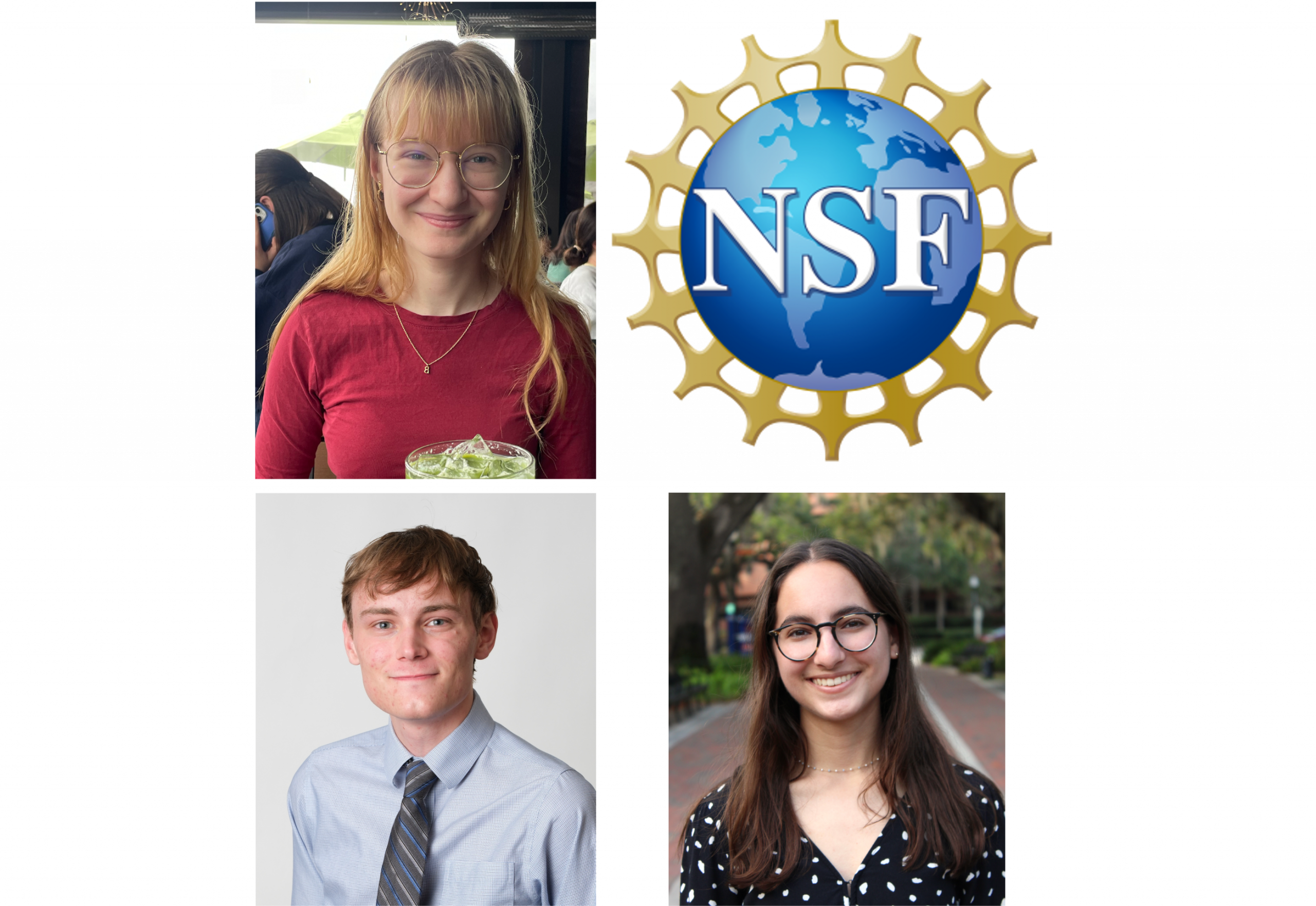 Three UF Chemistry Undergrads Win NSF GRFP Awards
